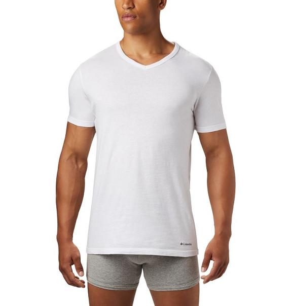 Columbia Classic T-Shirt White For Men's NZ76059 New Zealand